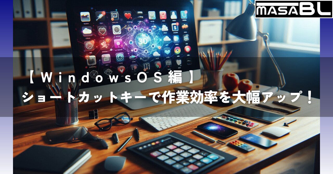 【WindowsOS編】ショートカットキーで作業効率を大幅アップ！