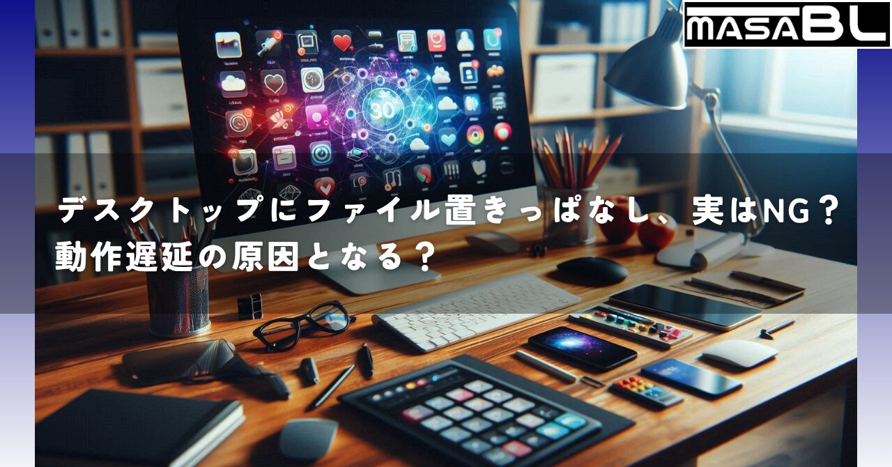 デスクトップにファイル置きっぱなし、実はNG？ 動作遅延の原因となる？