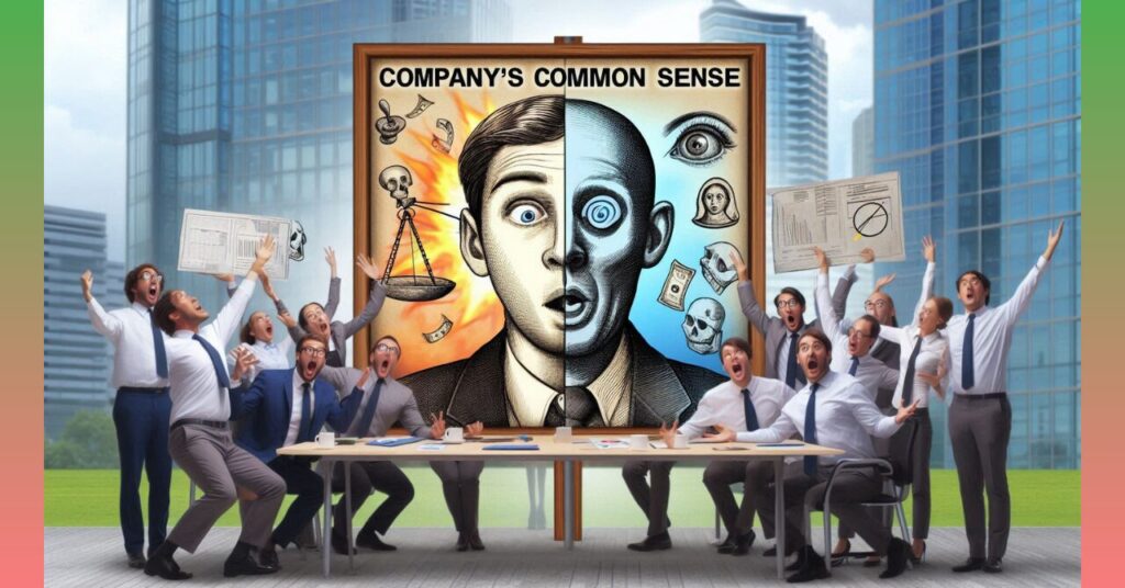 COMPANY'S COMMON SENSE